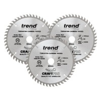 Trend CSB/PT160/3PK 160MM 3 x Craft saw blade panel trim 160mm x 48 teeth x 20mm £49.99